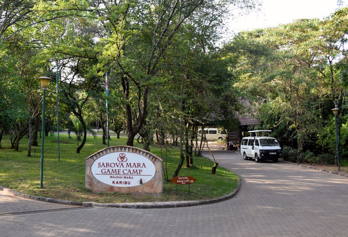 Sarova Mara Game Camp Entrance Road