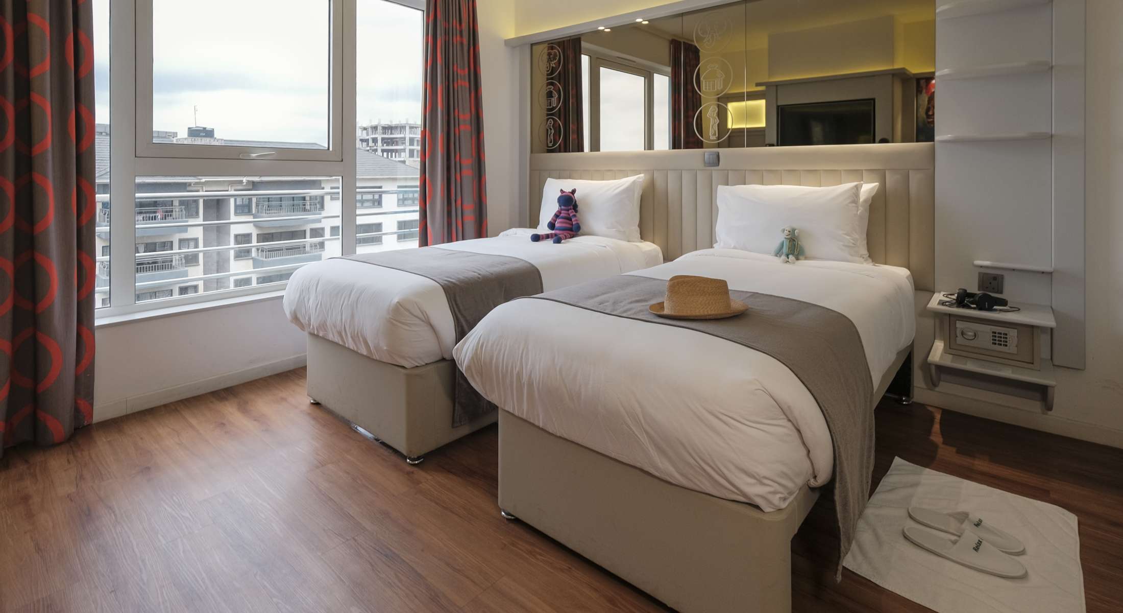 Twin room, Ibis Styles Hotel - Nairobi.